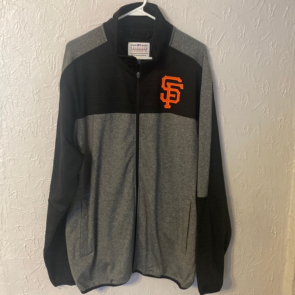 San Francisco Giants Sports by Carl Banks Men’s Black & Orange Full Zip Jacket